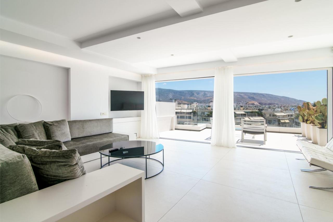 Kolonaki Square Panorama Penthouse Apartment Athens Luaran gambar